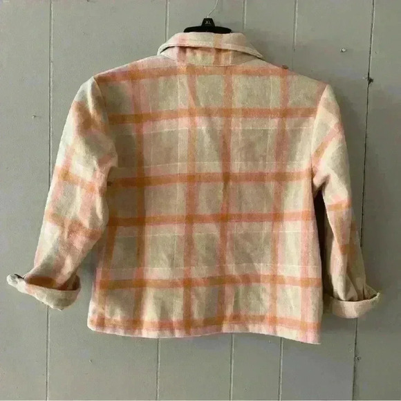 Star Wars Girls Plaid Button Up Grogu Size L - Picture 3 of 3